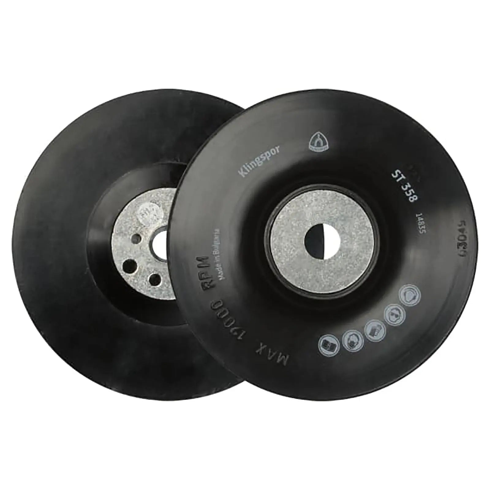 Klingspor Fibre Discs for Stainless Steel Angle Grinding 115mm Aluminium Oxide Grain FS966 ACT