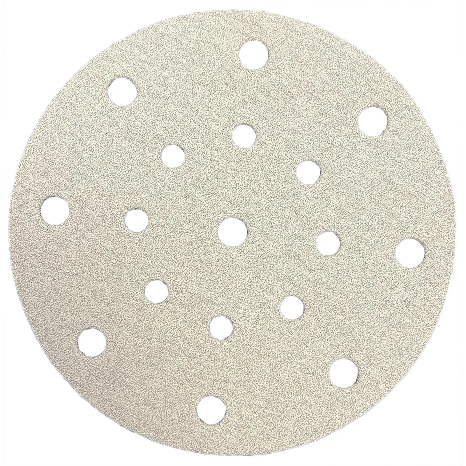 Klingspor Hook and Loop Sanding Discs 150mm PS33 17 Holes GLS51 40-400 Grit - Choose Grit White Rose Tools