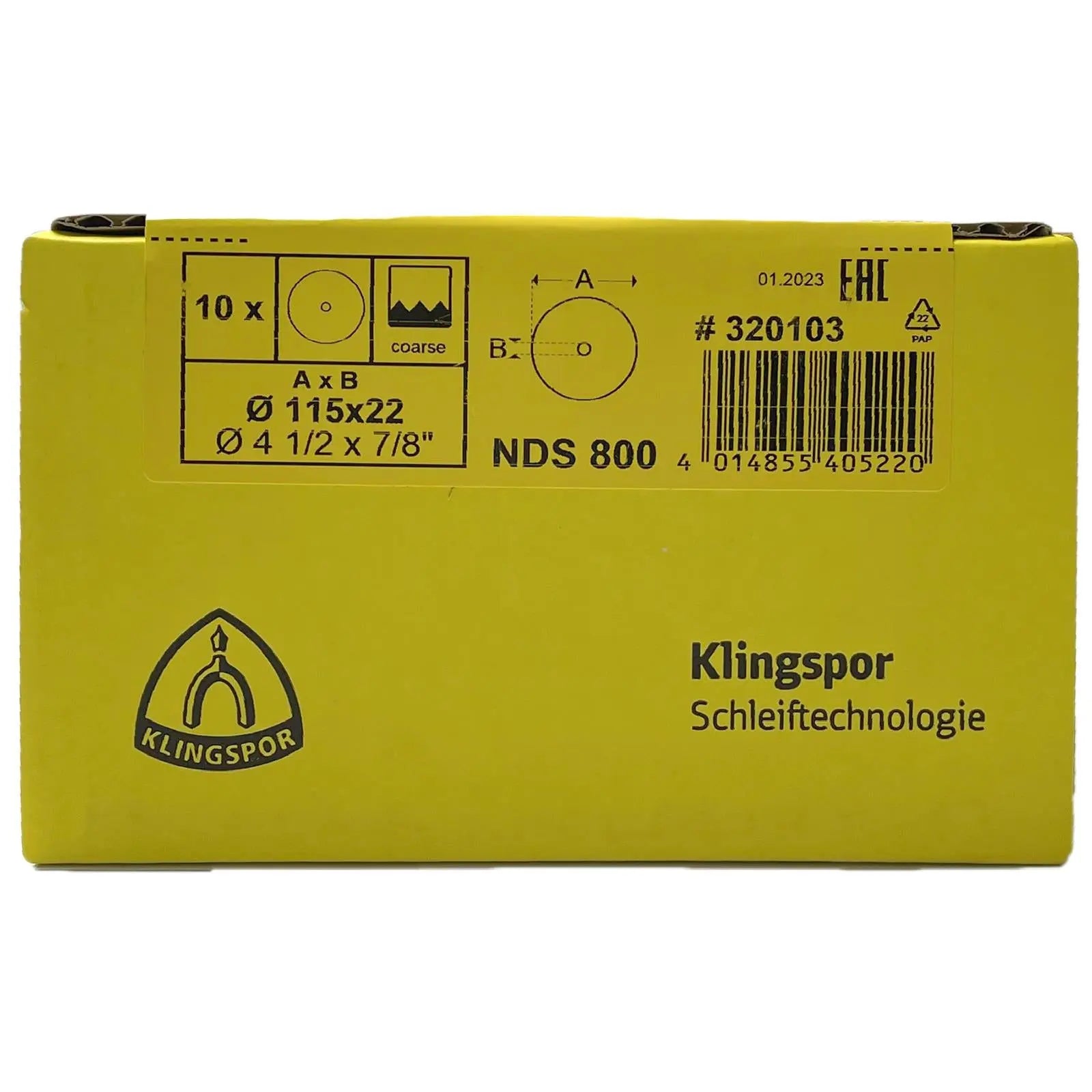 Klingspor Non Woven Web Discs for Metals Stainless Steel Like Scotch Brite 115mm  White Rose Tools