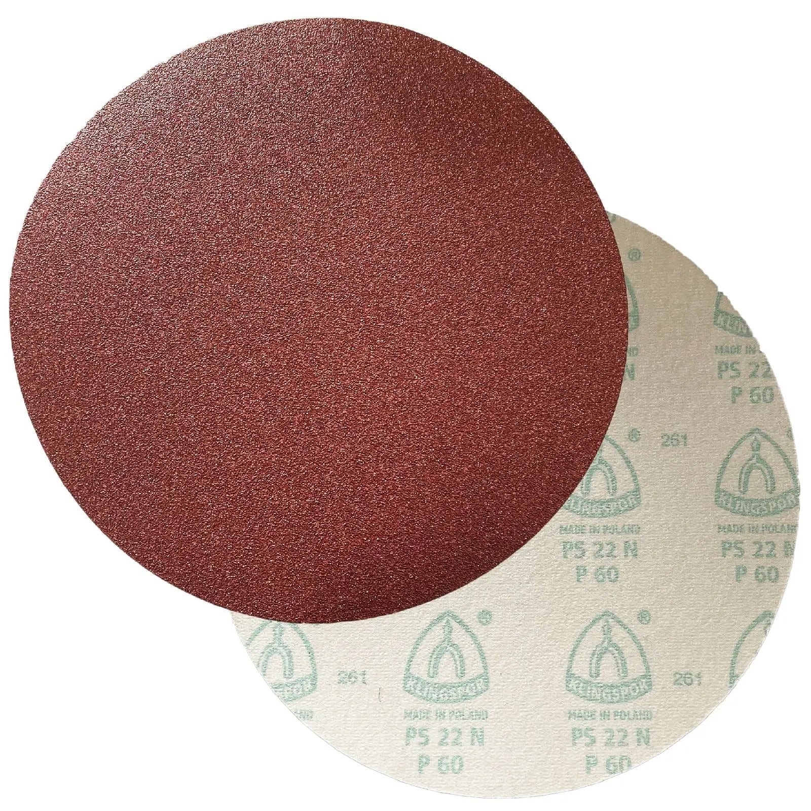 Klingspor Sanding Discs Hook and Loop 300mm PS22K Aluminium Oxide No Hole Pattern