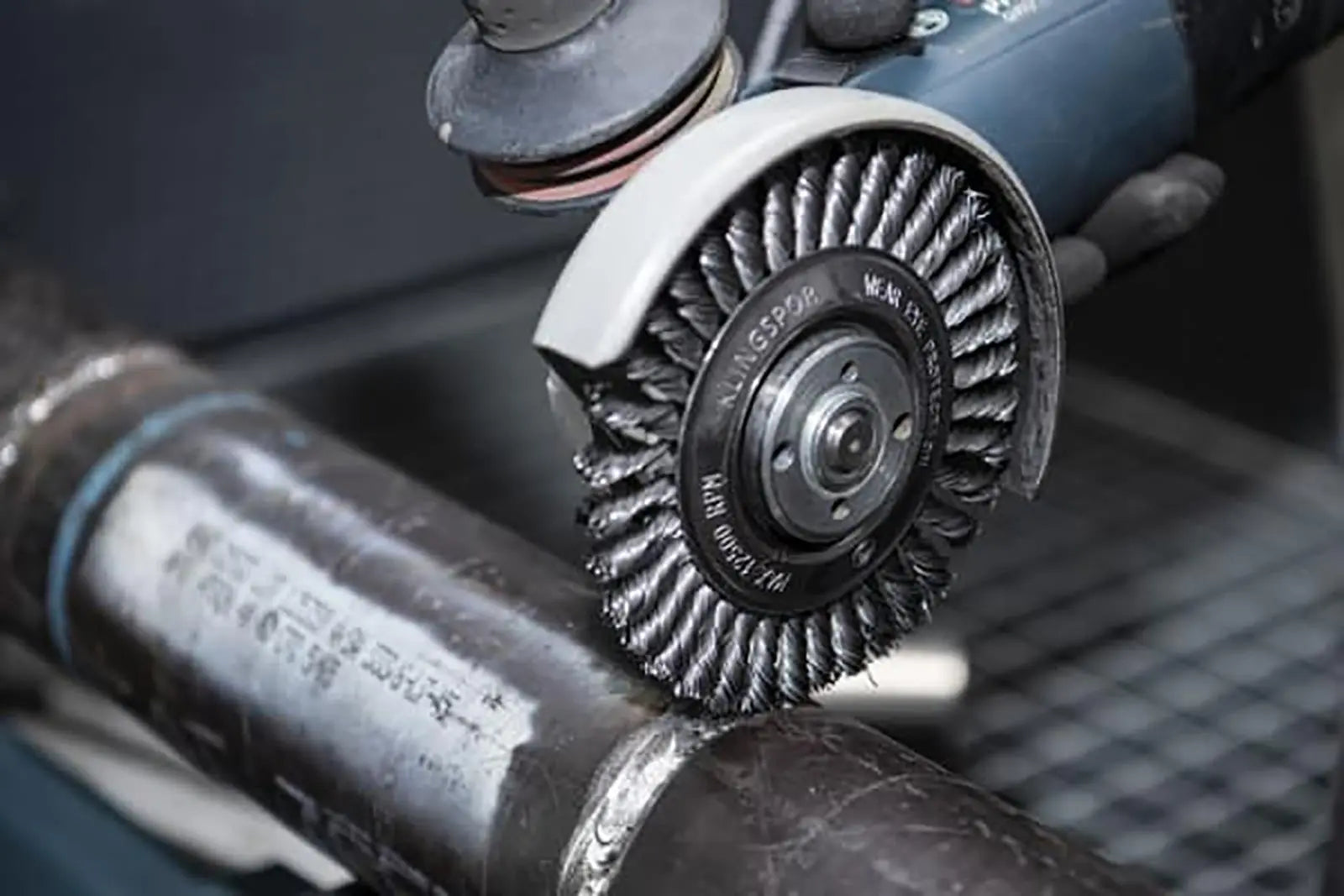 Klingspor Twist Knot Pipeline Wire Wheel Brush 115mm 125mm 178mm Steel BRP600Z