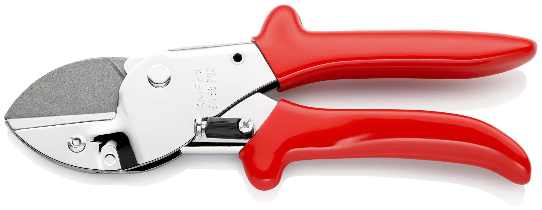 Knipex Anvil Shears 200mm Chrome Plated with Plastic Grips 94 55 200
