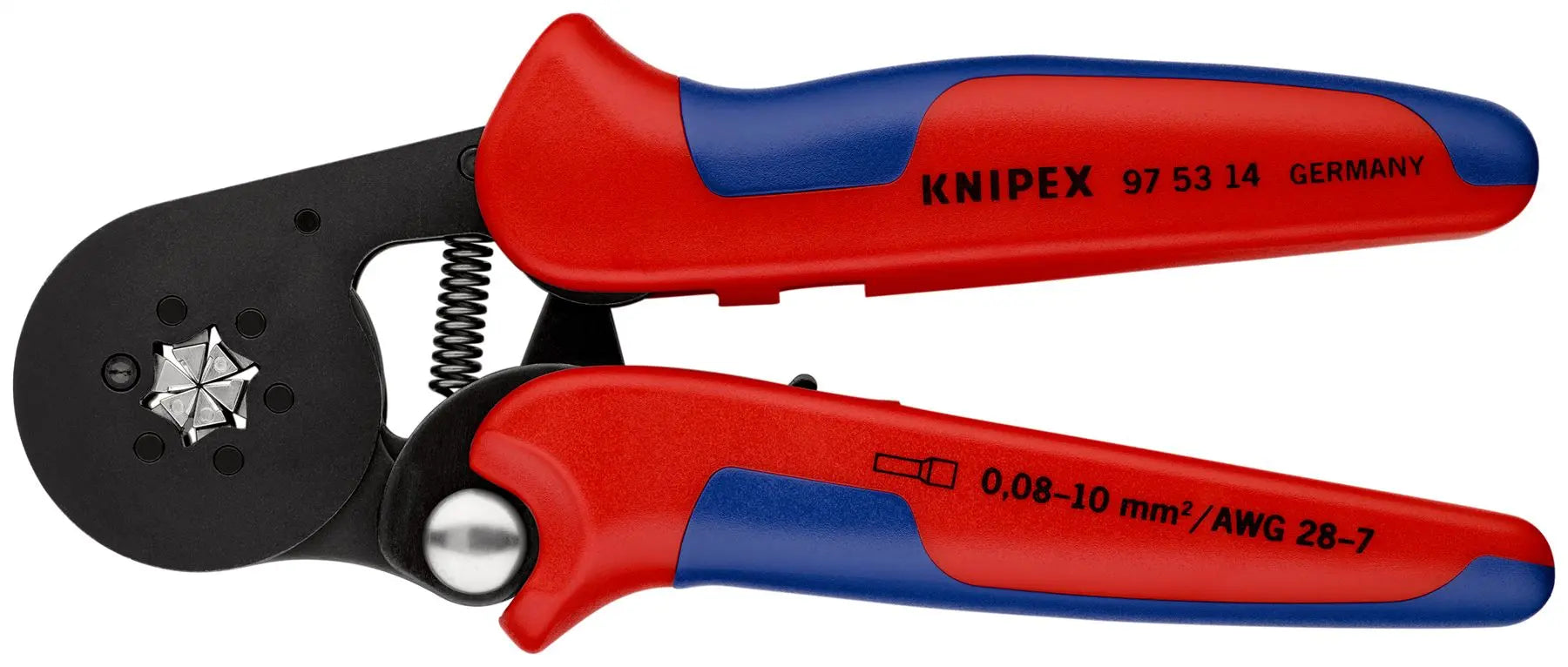 Knipex Automatic Crimping Pliers for Wire Ferrules 0.08-16mm Capacity 97 53 14