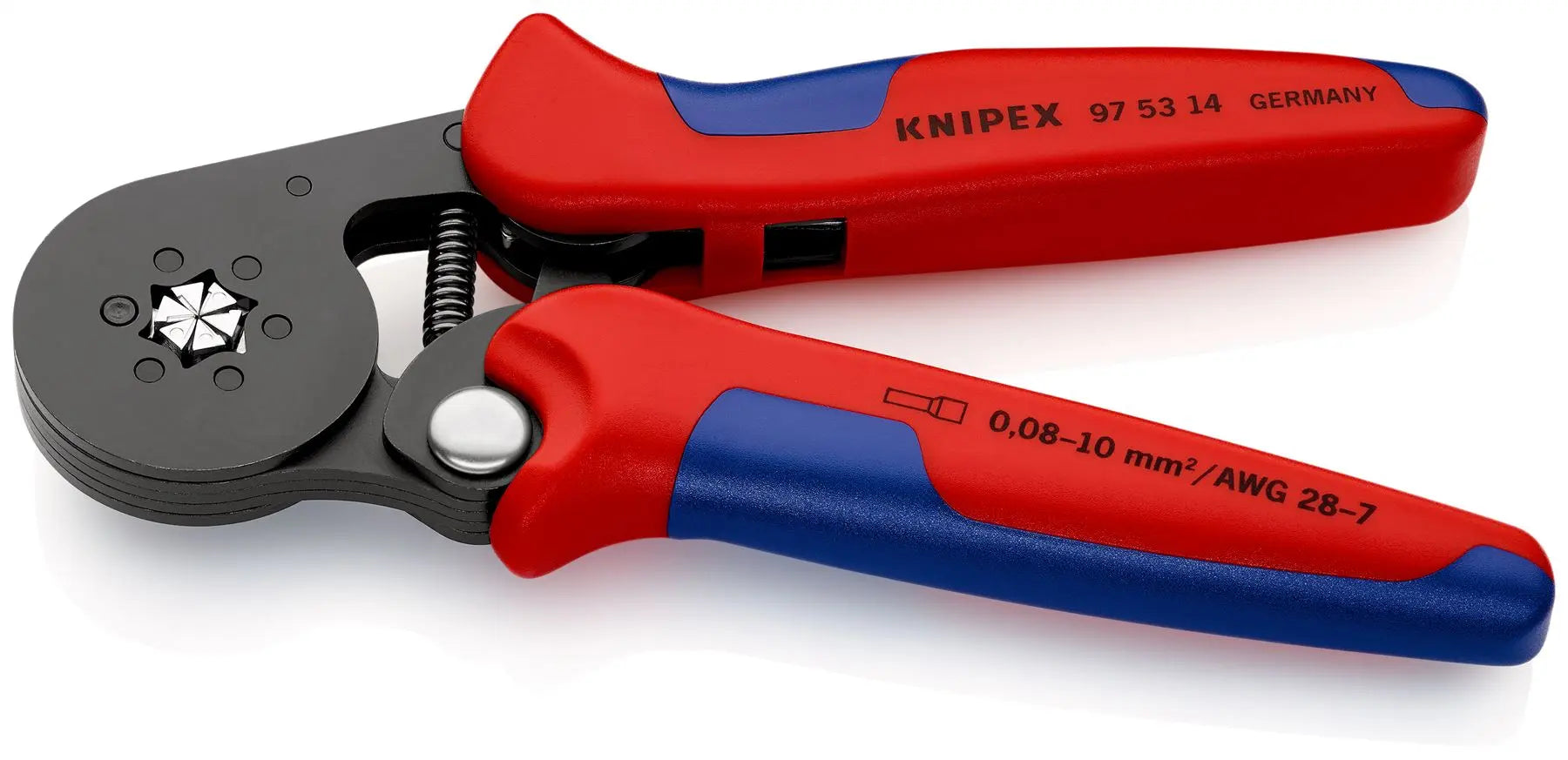 Knipex Automatic Crimping Pliers for Wire Ferrules 0.08-16mm Capacity 97 53 14