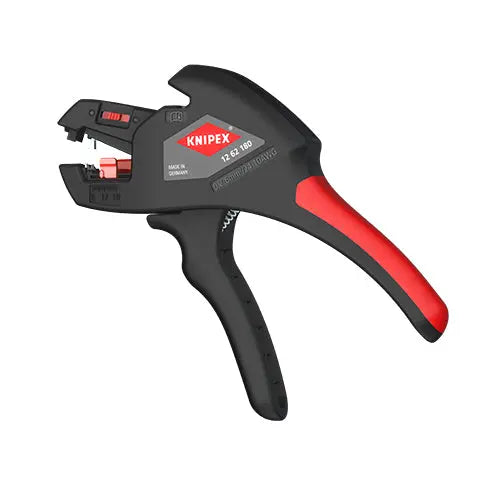Knipex Automatic Insulation Wire Stripper 180mm Self Adjusting 12 62 180 White Rose Tools