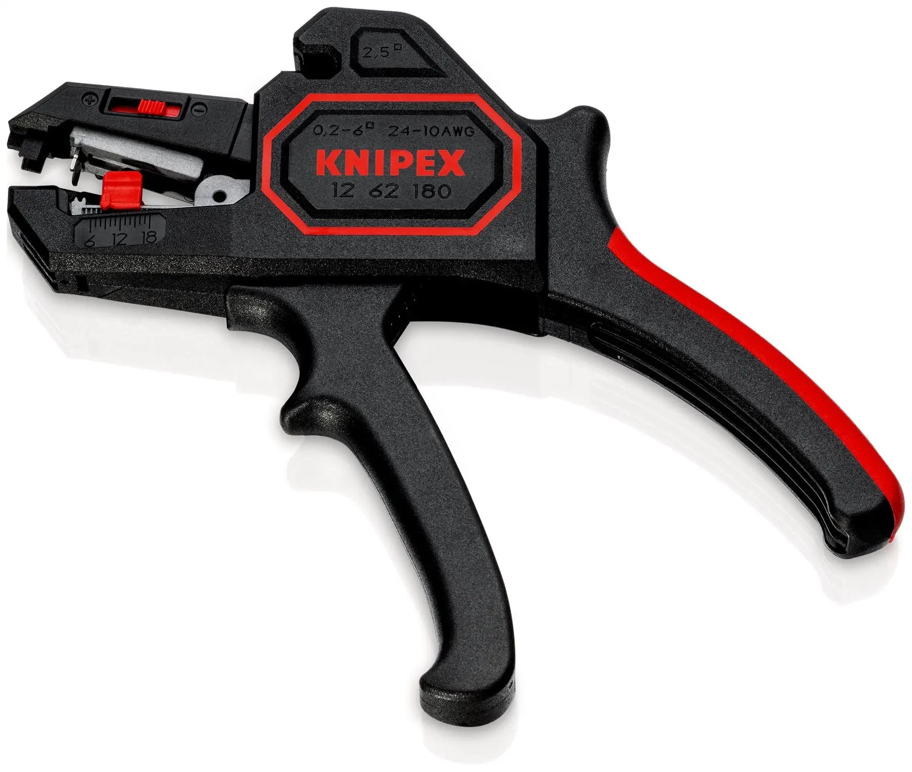 Knipex Automatic Insulation Wire Stripper 180mm Self Adjusting 12 62 180 SB