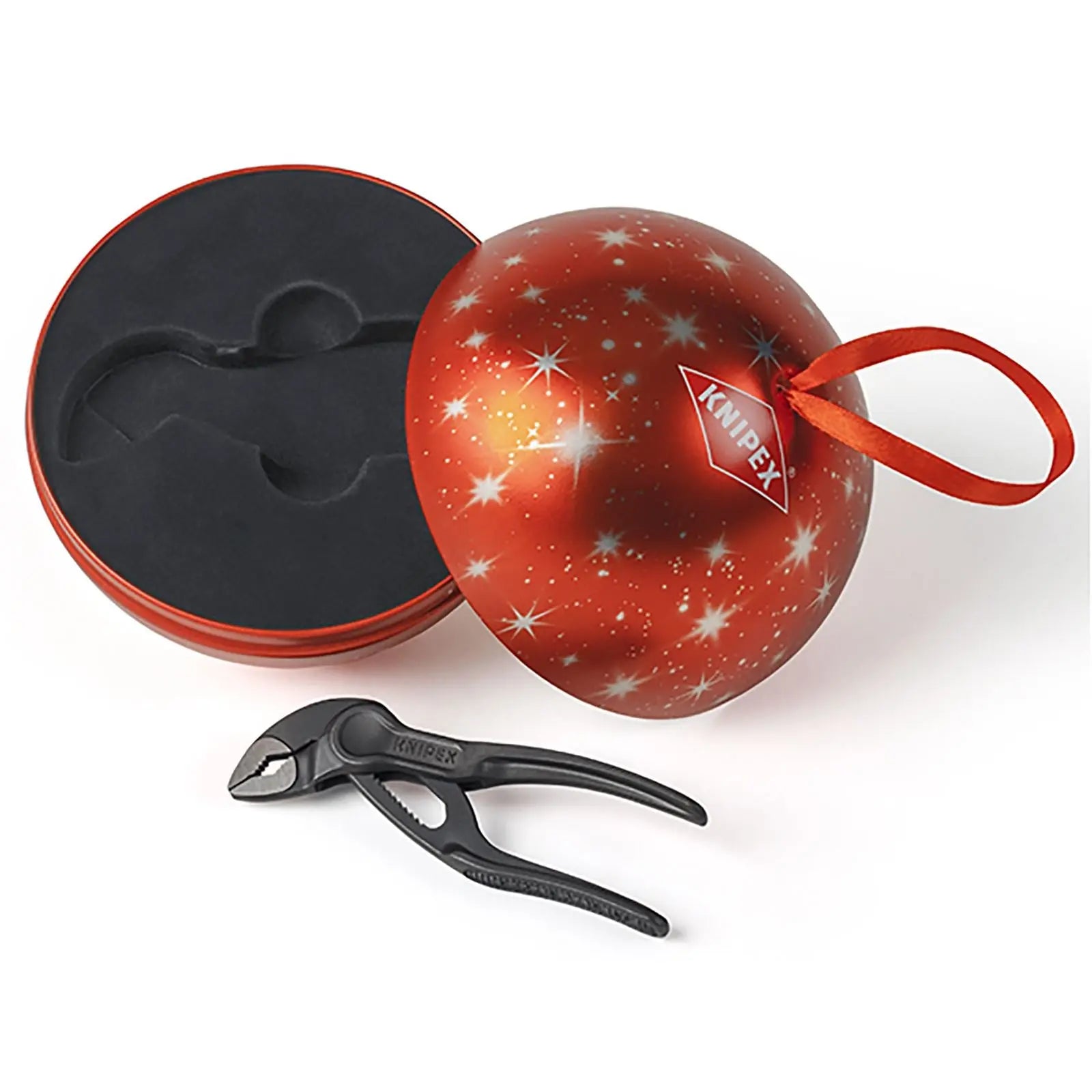 Knipex Christmas Bauble Cobra XS Pliers 100mm 87 00 100 XMAS-00  White Rose Tools