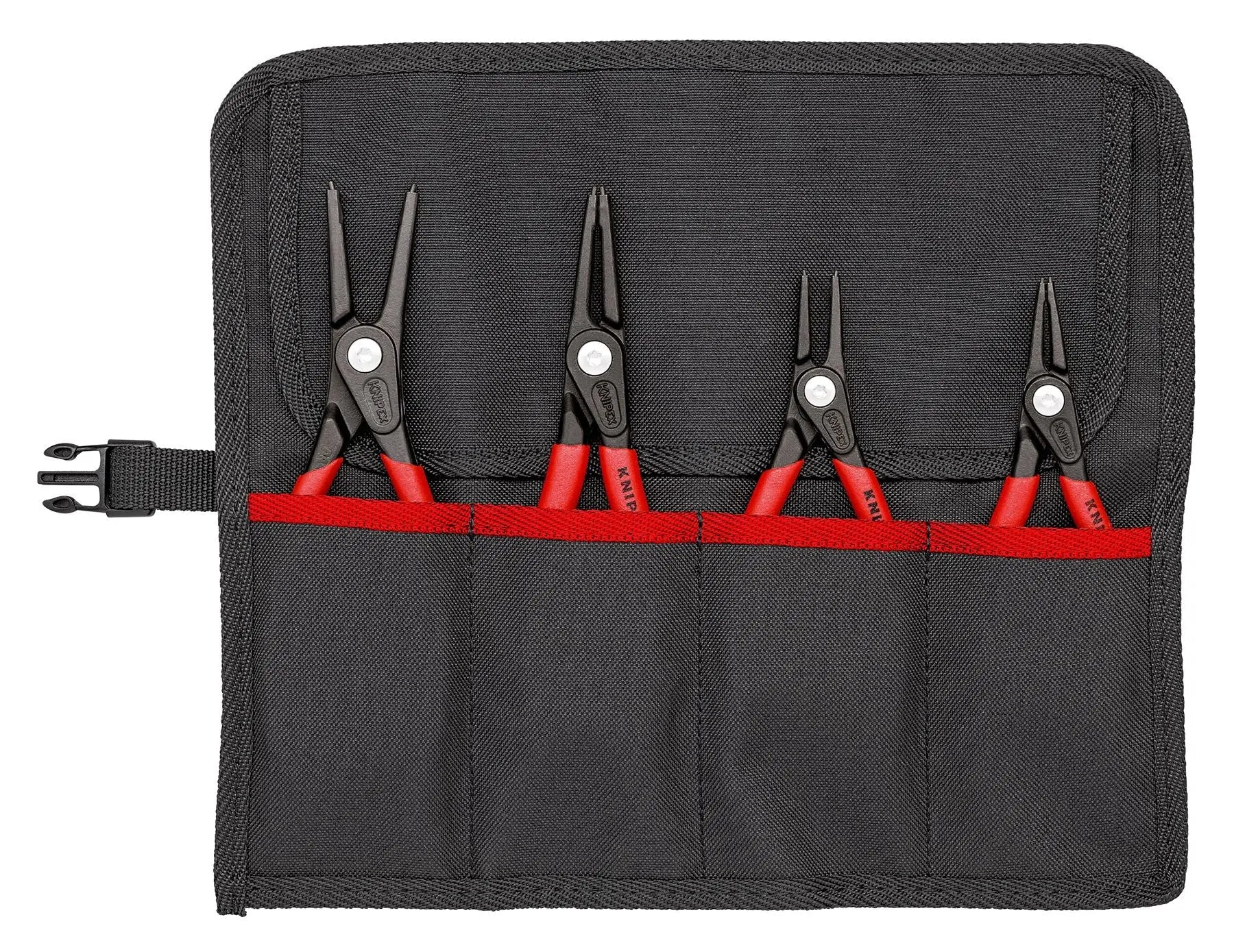 Knipex Circlip Pliers Set in Tool Roll 4 Piece Internal External Plier 00 19 57 White Rose Tools