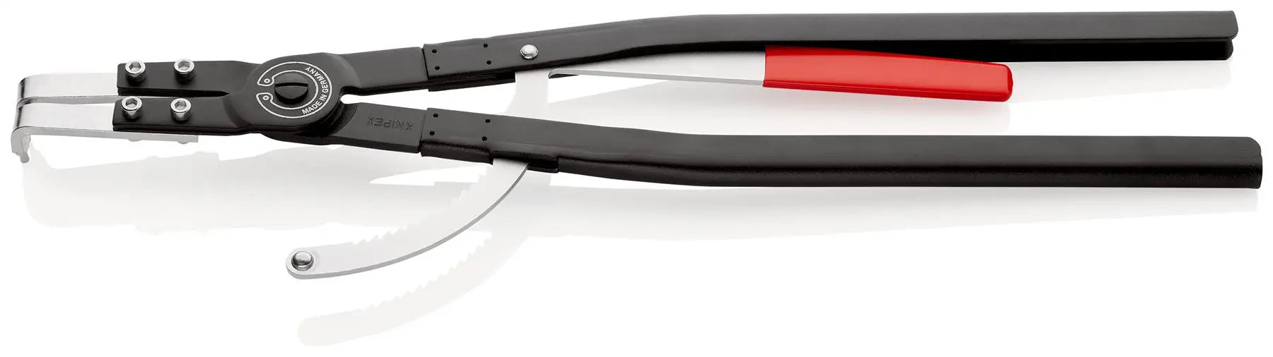 Knipex Circlip Pliers for Internal Circlips in Bore Holes 90 Degree Angled Tips 600mm 44 20 J61 White Rose Tools