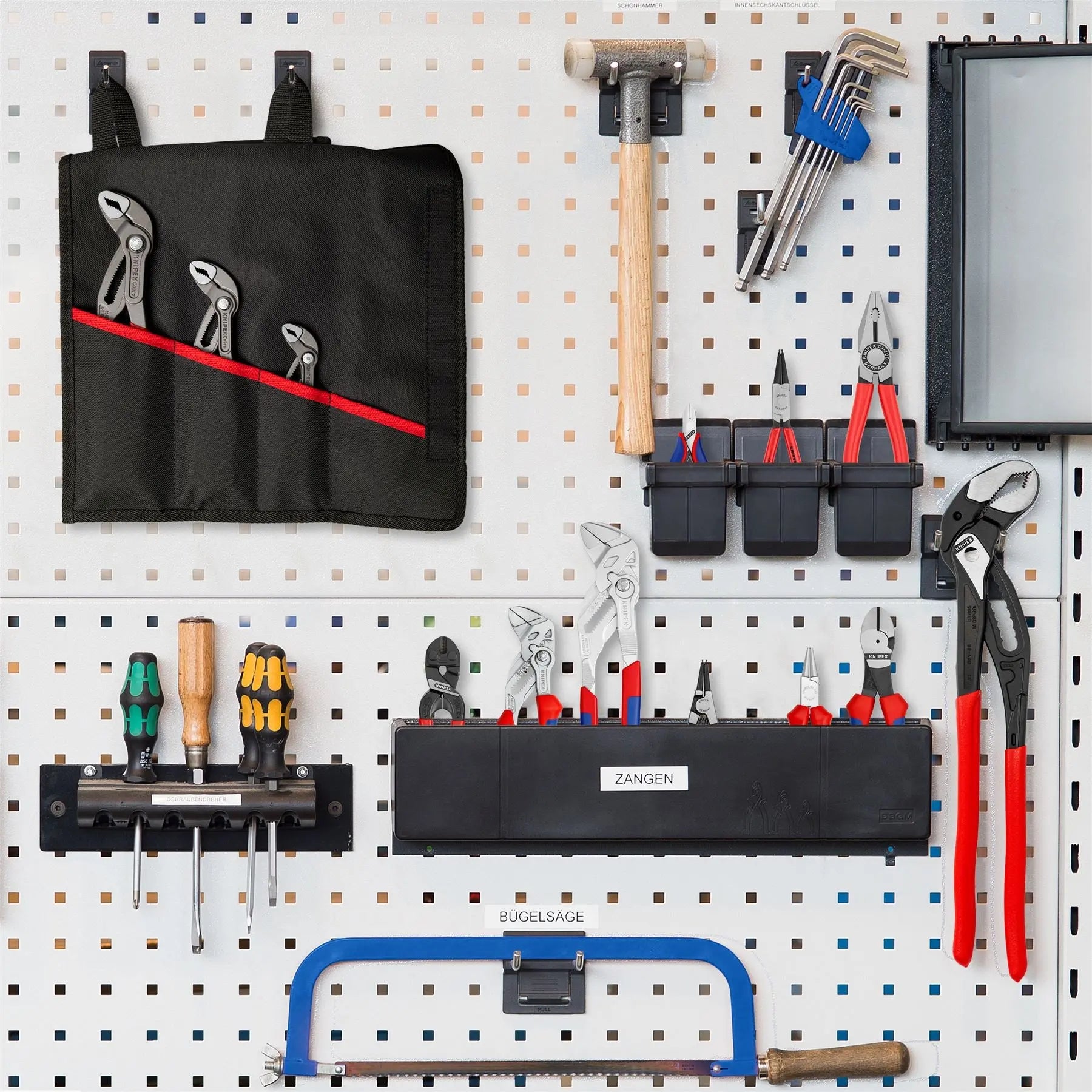 Knipex Cobra High-Tech Water Pump Plier Set 3 Piece 125mm 180mm 250mm 00 19 55 S8