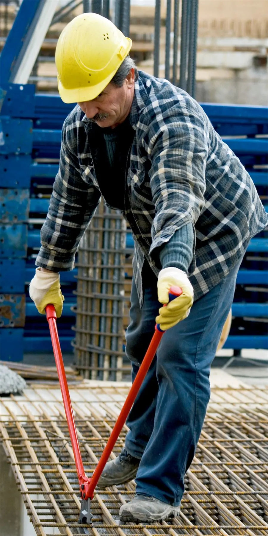 Knipex Concrete Mesh Cutter Cutting Pliers 950mm Multi Component Grips 71 82 950