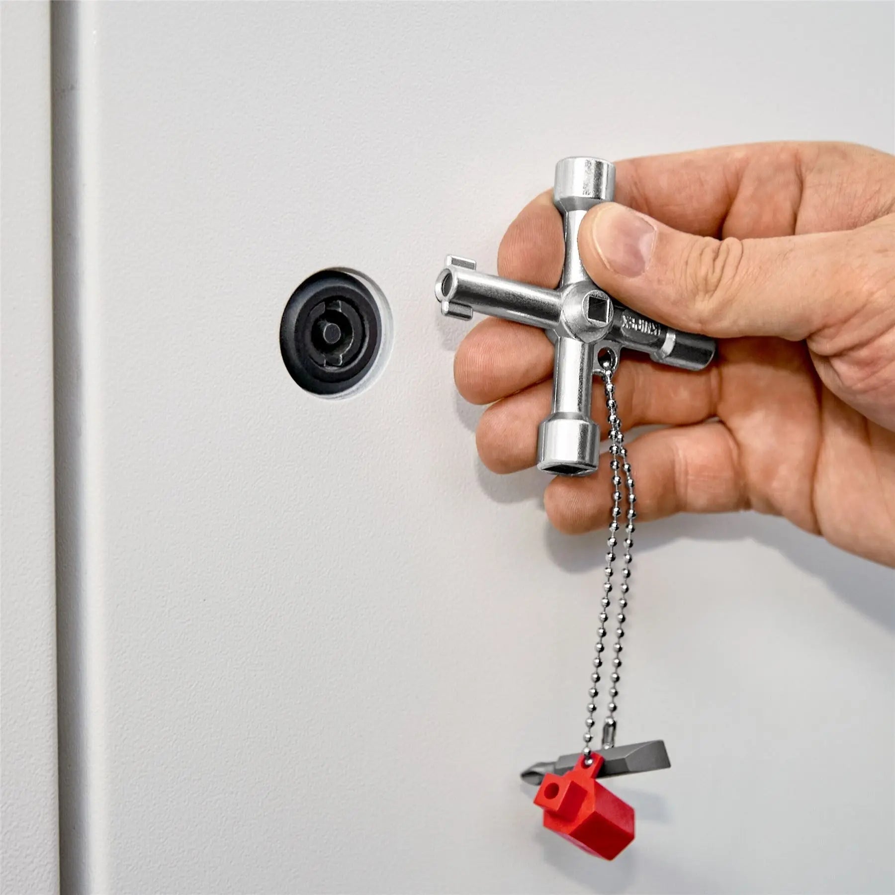 Knipex Control Cabinet Key for Standard Cabinets and Shut-Off Systems 76mm 00 11 03