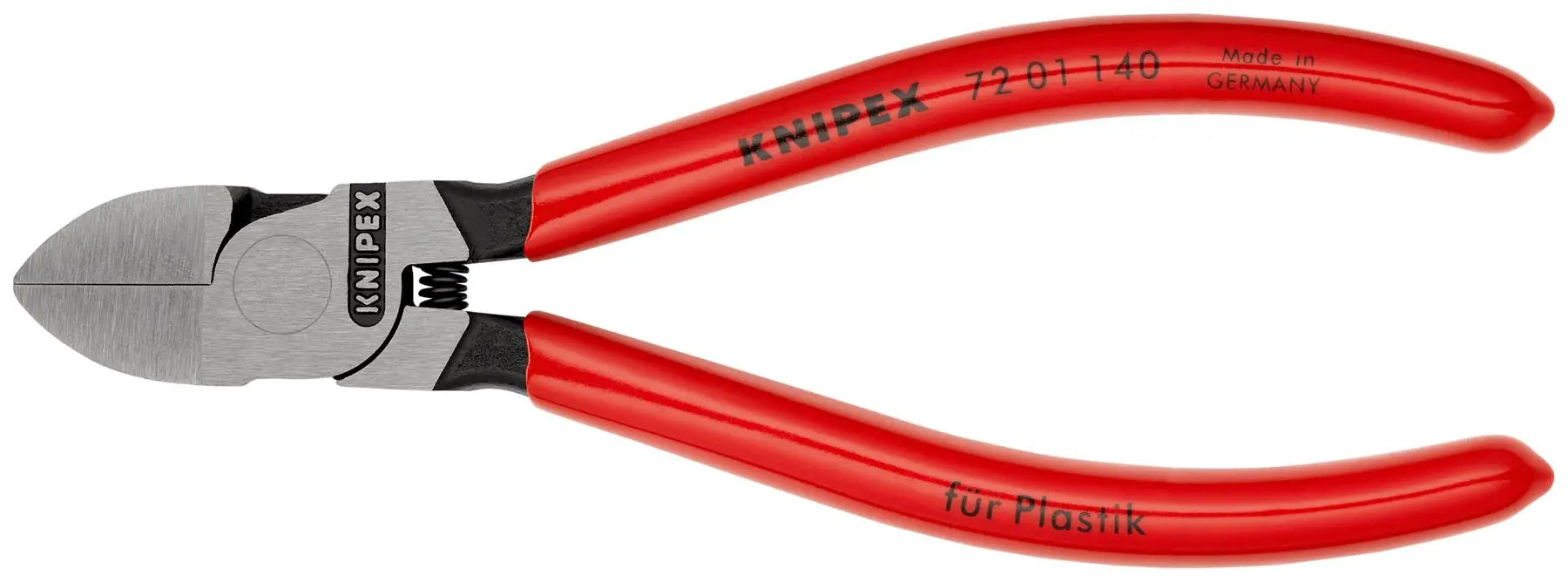 Knipex Cutting Pliers 140mm Diagonal Cutters for Plastics 72 01 140