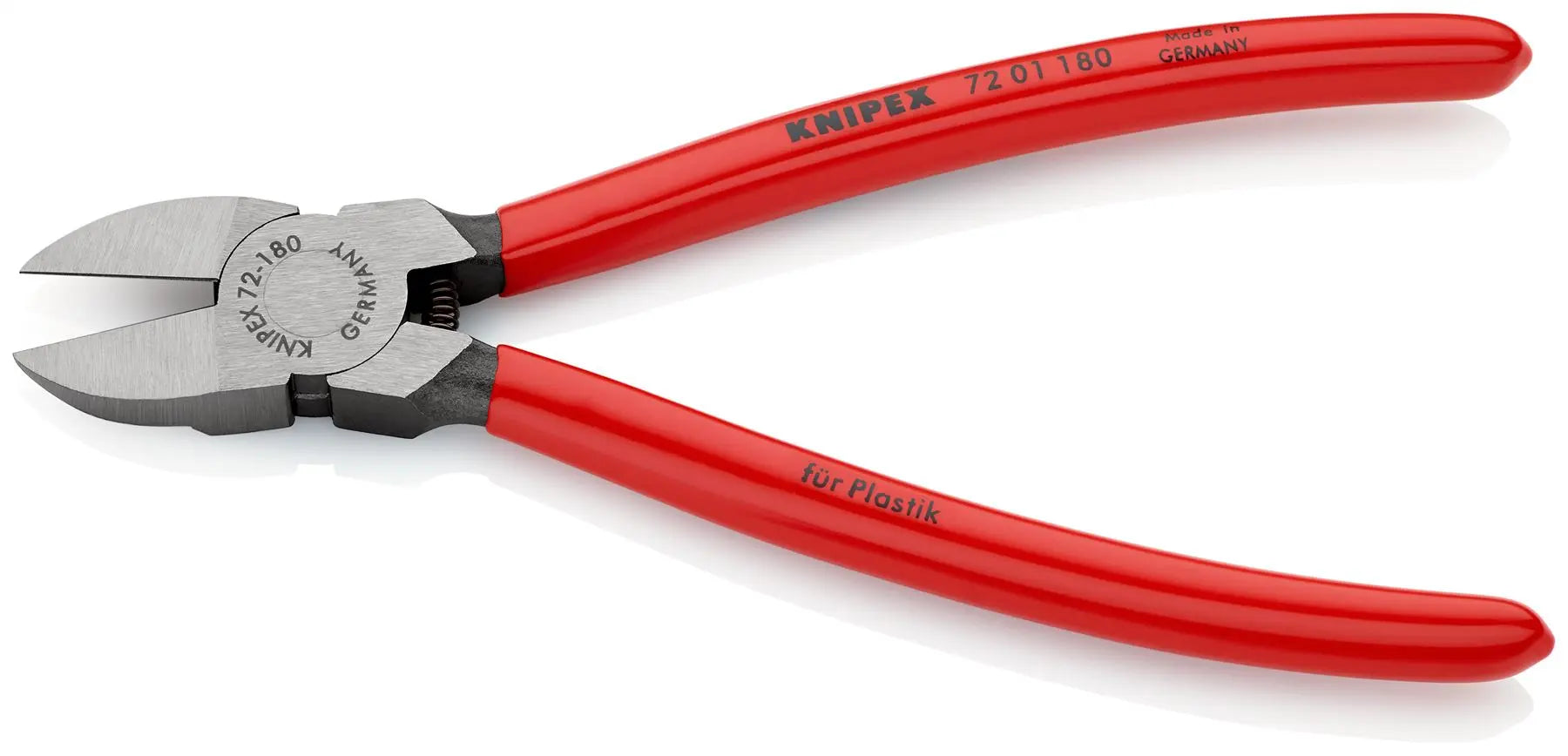 Knipex Cutting Pliers 180mm Diagonal Cutters for Plastics 72 01 180