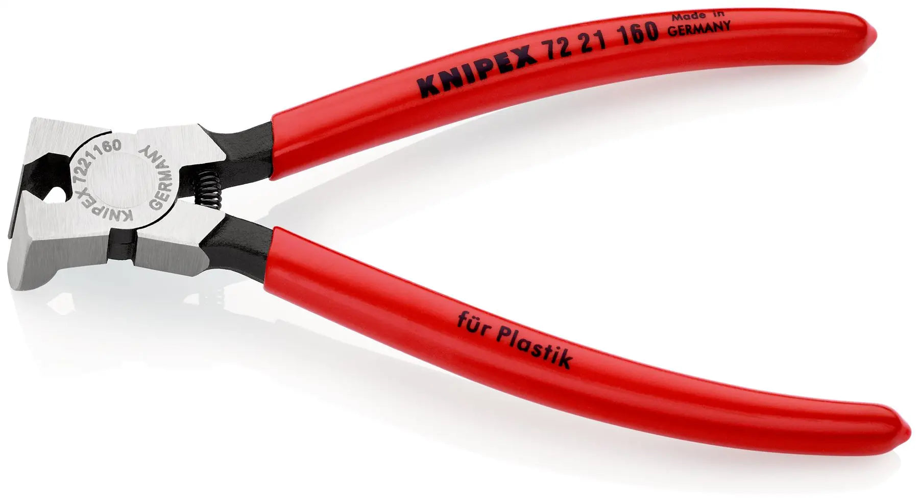 Knipex Diagonal Side Cutters for Plastics 160mm 85° Cutting Pliers Grips 72 21 160
