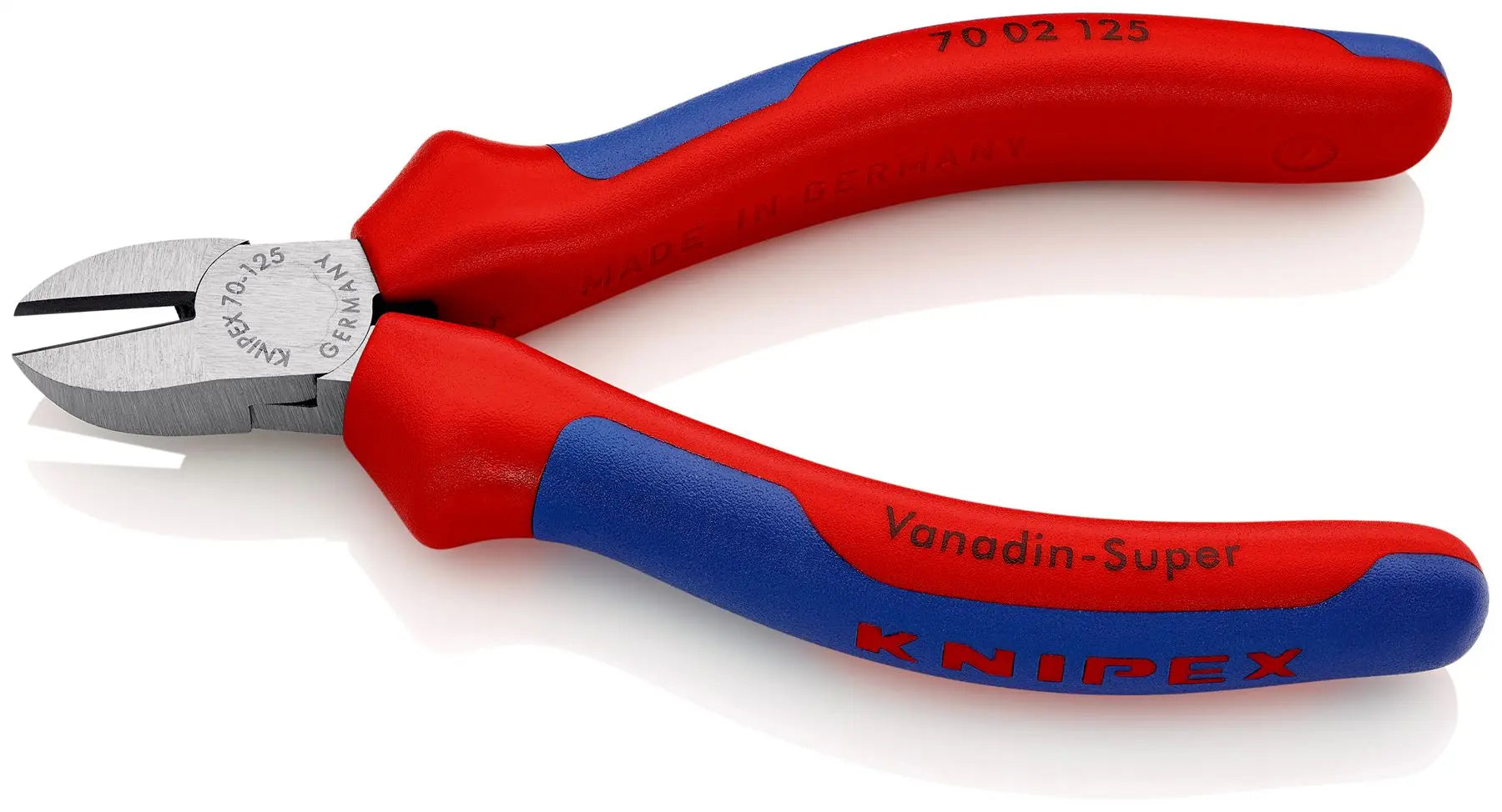 Knipex Diagonal Side Cutting Pliers 125mm Multi Component Grips 70 02 125