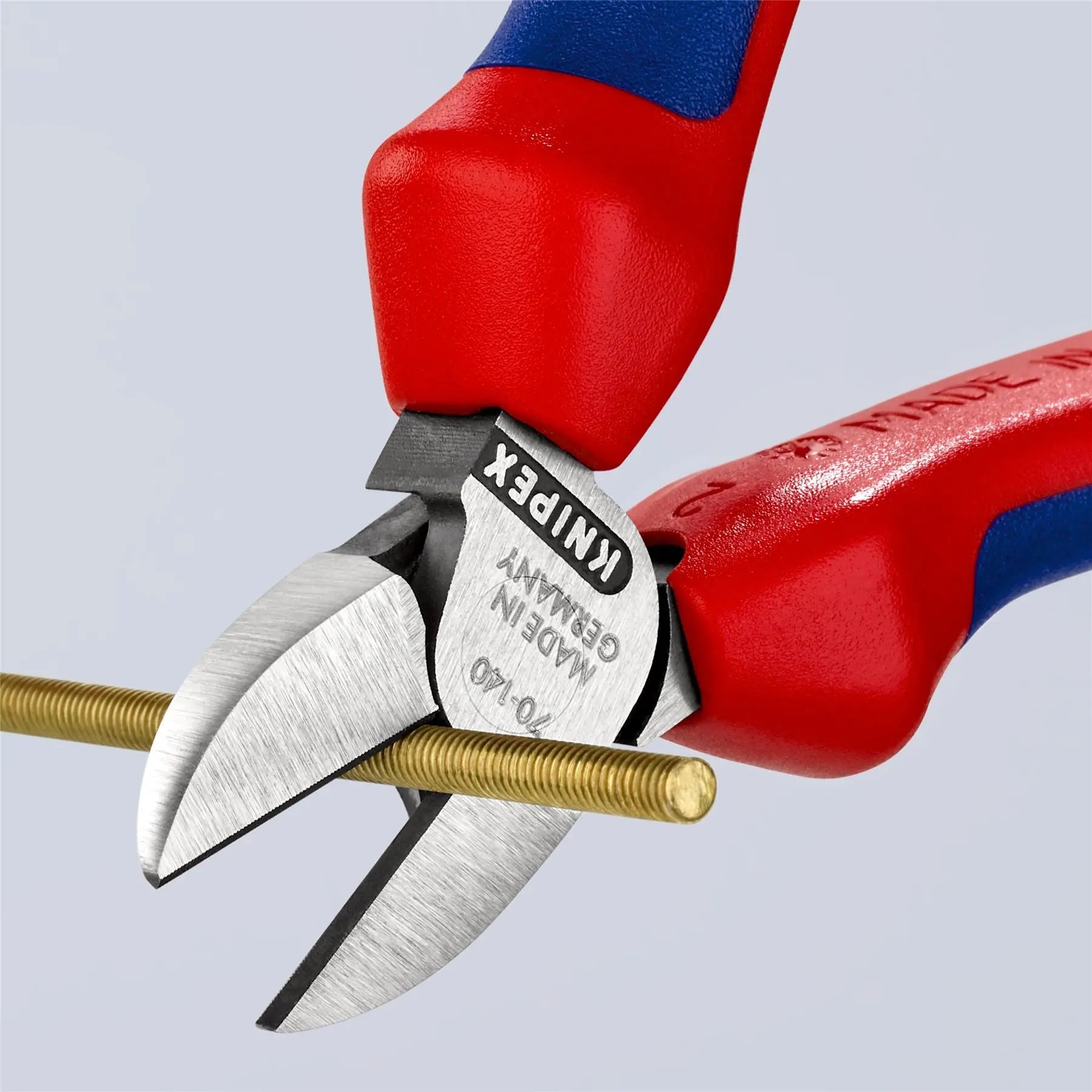 Knipex Diagonal Side Cutting Pliers 140mm Multi Component Grips 70 02 140