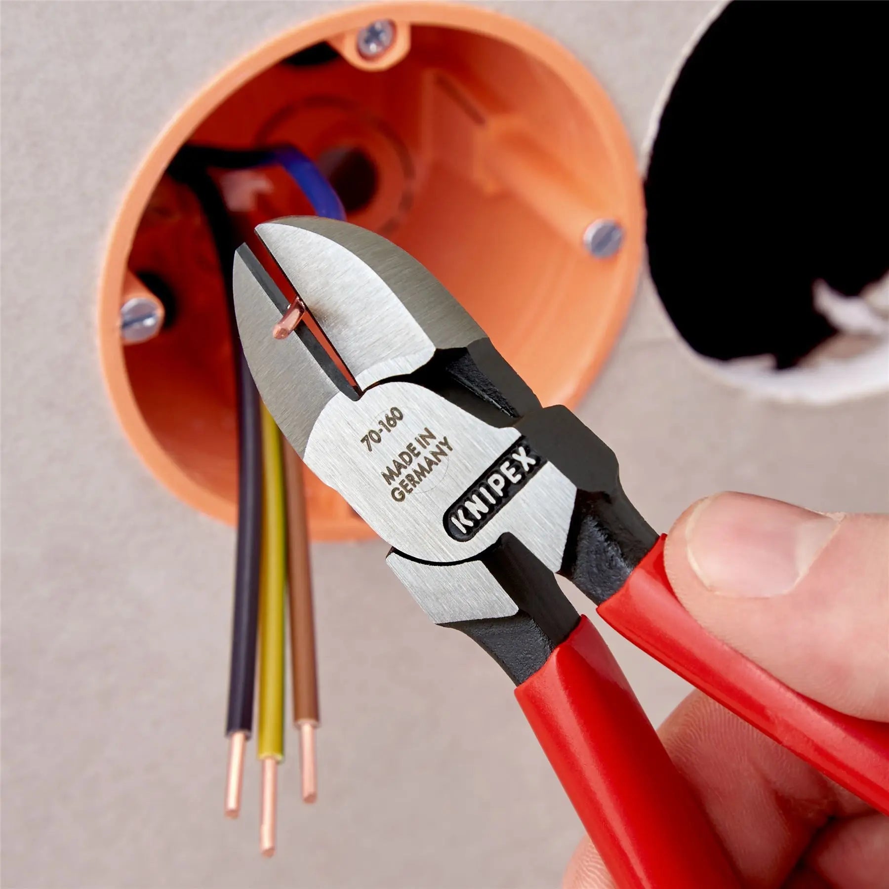 Knipex Diagonal Side Cutting Pliers 160mm 70 01 160