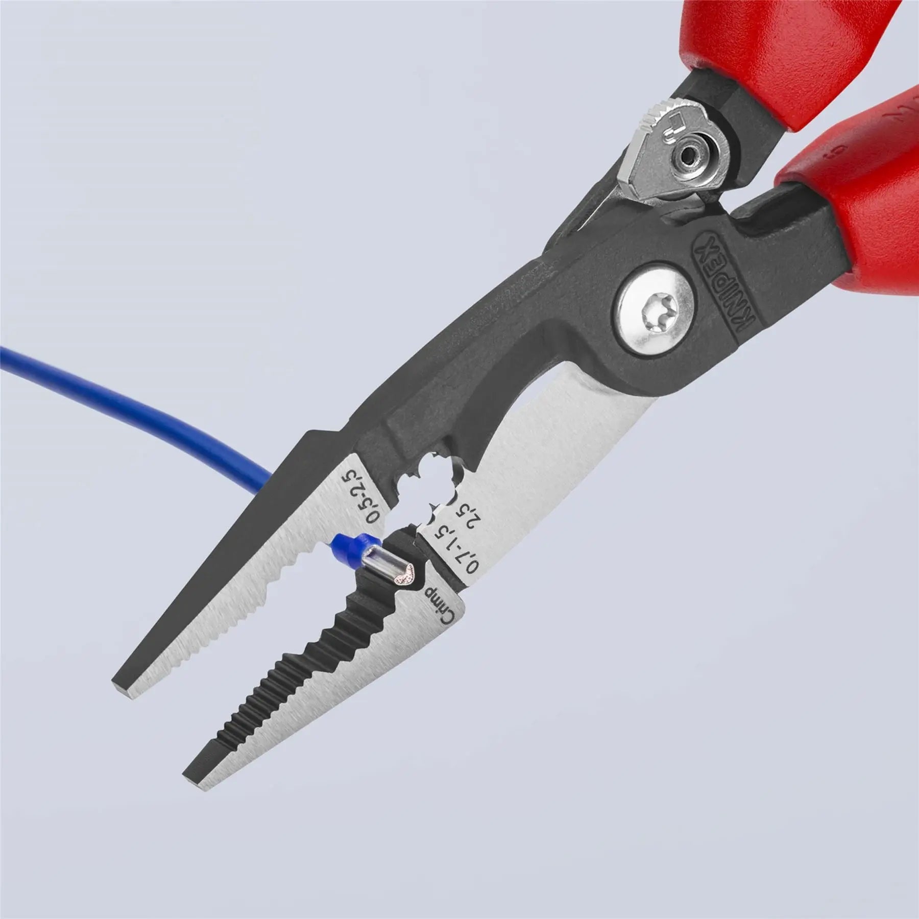 Knipex Electrical Installation Pliers with Multi Component Grips 200mm 13 92 200 White Rose Tools