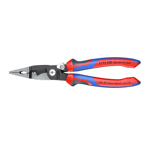 Knipex Electrical Installation Pliers with Multi Component Grips 200mm 13 92 200 White Rose Tools