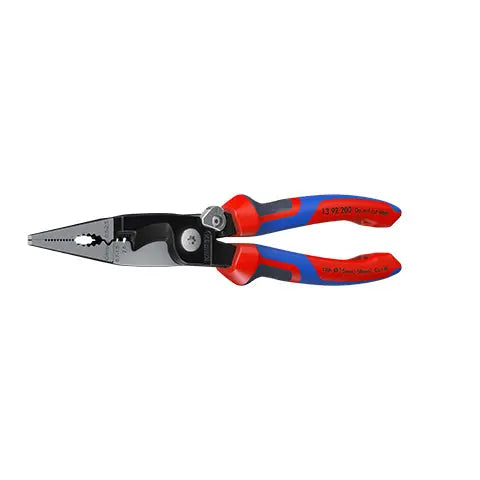 Knipex Electrical Installation Pliers with Multi Component Grips 200mm 13 92 200 White Rose Tools