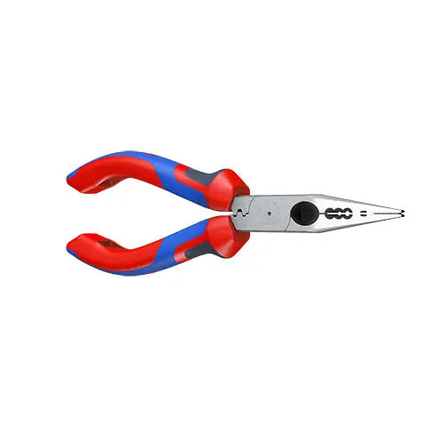 Knipex Electricians Pliers 160mm for Cable Work Multi Component Grips Black Atramentized 13 02 160 White Rose Tools