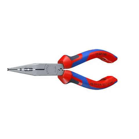 Knipex Electricians Pliers 160mm for Cable Work Multi Component Grips Black Atramentized 13 02 160 White Rose Tools