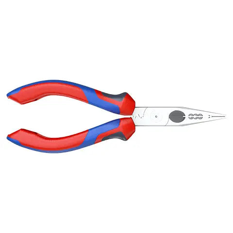 Knipex Electricians Pliers 160mm for Cable Work Multi Component Grips Chrome Plated 13 05 160 White Rose Tools