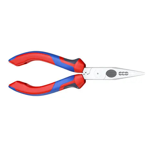 Knipex Electricians Pliers 160mm for Cable Work Multi Component Grips Chrome Plated 13 05 160 White Rose Tools