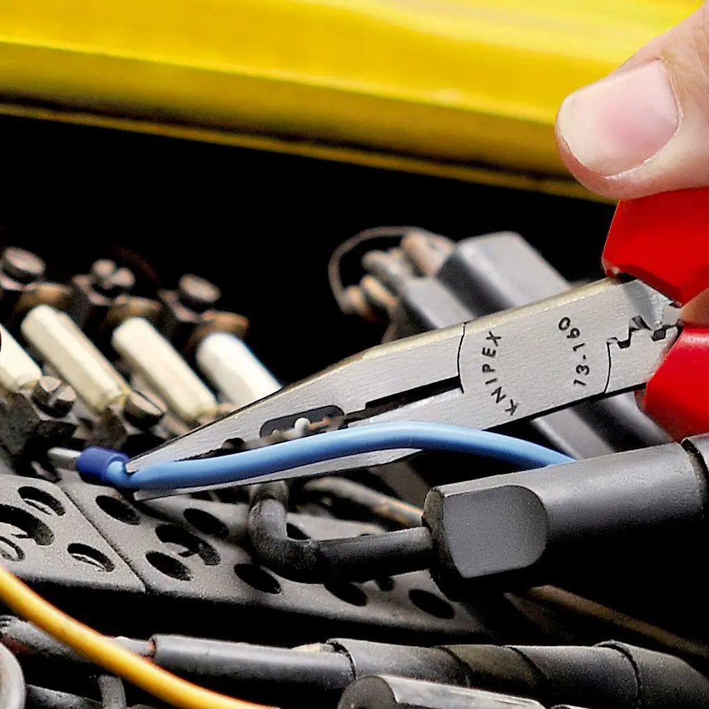 Knipex Electricians Pliers 160mm for Cable Work Multi Component Grips Chrome Plated 13 05 160