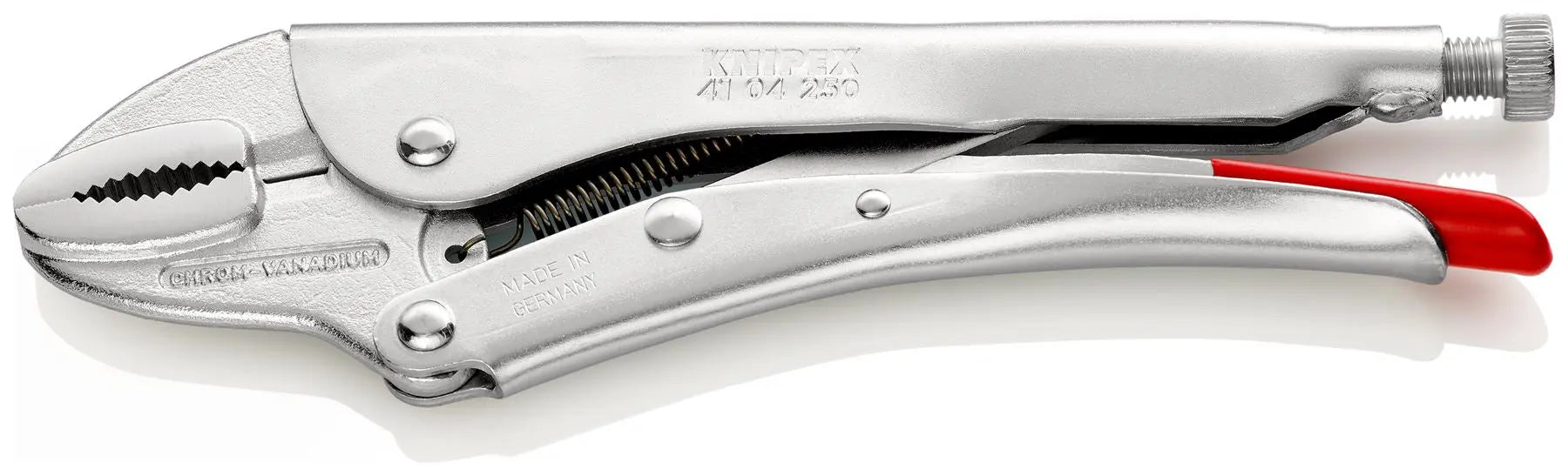 Knipex Grip Locking Pliers 250mm Galvanised 41 04 250 White Rose Tools