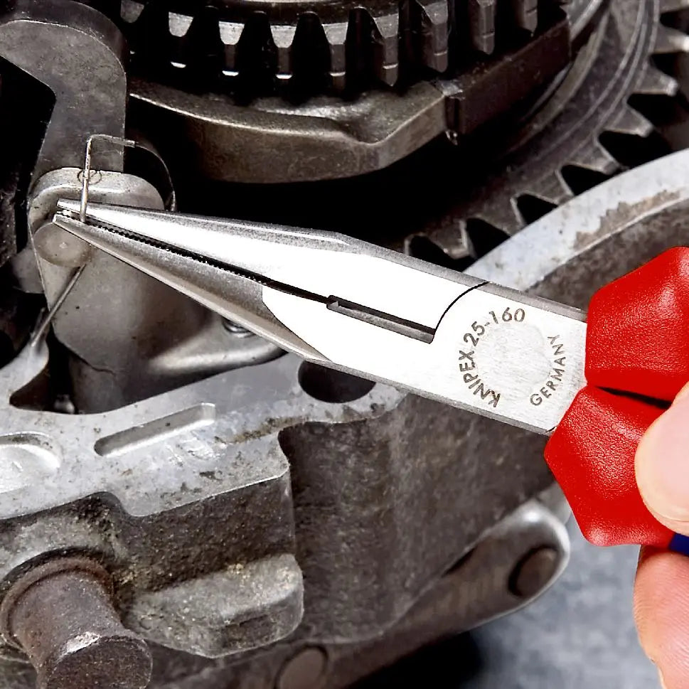 Knipex Gripping Pliers 160mm Snipe Nose Side Cutting Radio Pliers 25 01 160