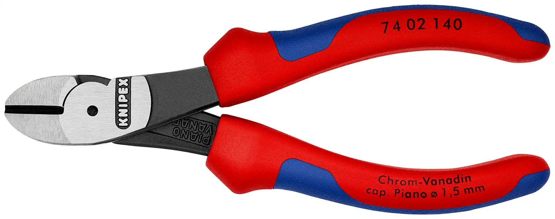 Knipex High Leverage Diagonal Cutter Multi-Component Grips Black Atramentized 140mm