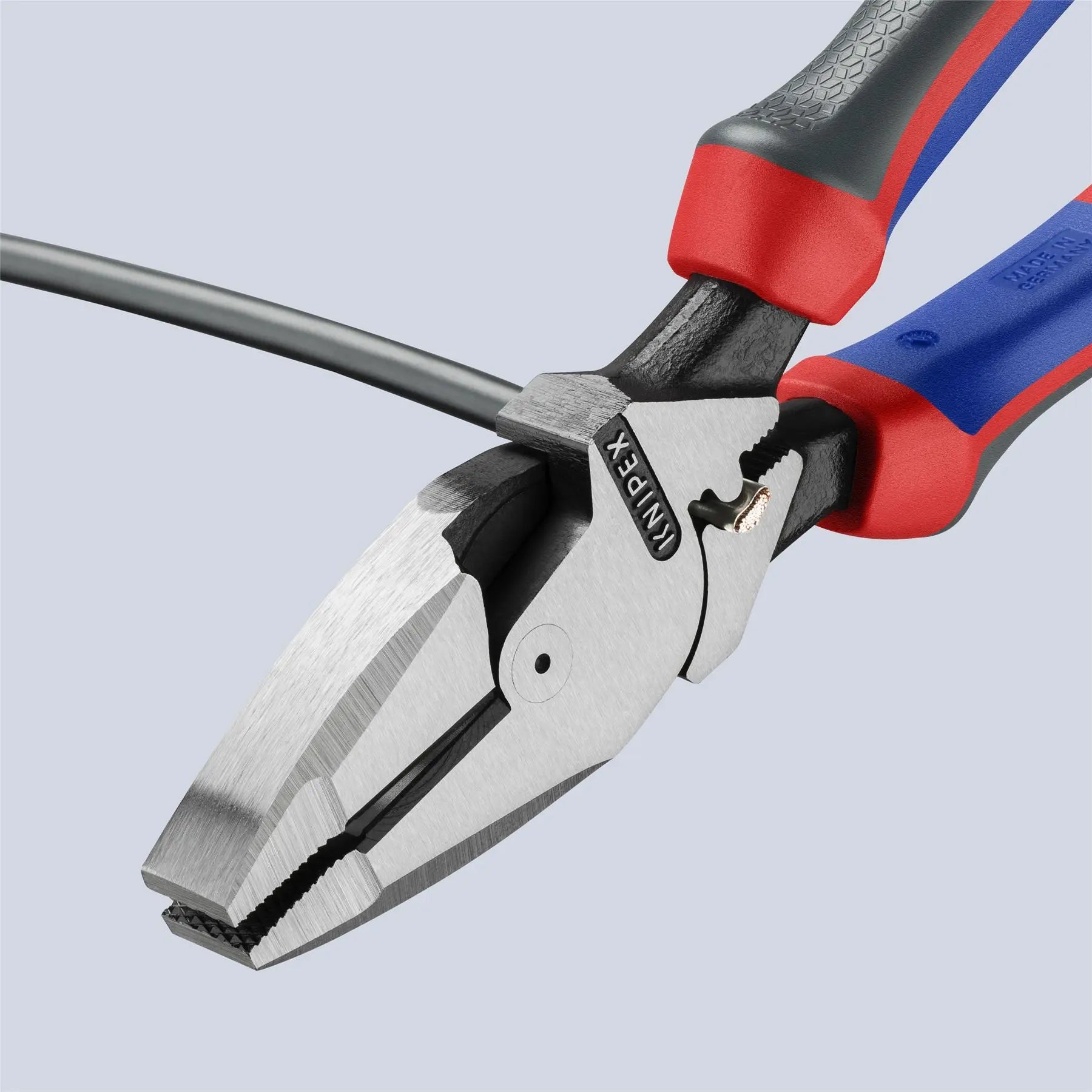 Knipex Linemans Pliers American Style 240mm Multi Component Grips 09 12 240 White Rose Tools