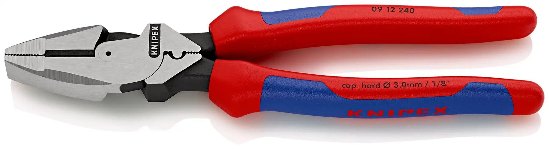 Knipex Linemans Pliers American Style 240mm Multi Component Grips 09 12 240