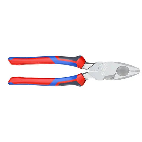 Knipex Linemans Pliers American Style 240mm Multi Component Grips Chrome Plated 09 05 240 White Rose Tools