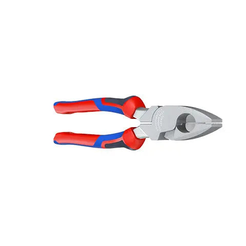 Knipex Linemans Pliers American Style 240mm Multi Component Grips Chrome Plated 09 05 240 White Rose Tools