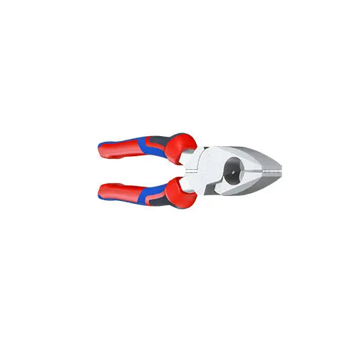 Knipex Linemans Pliers American Style 240mm Multi Component Grips Chrome Plated 09 05 240 White Rose Tools