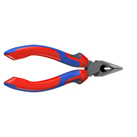 Knipex Needle Nose Combination Pliers 145mm Multi Component Grips 08 22 145 White Rose Tools