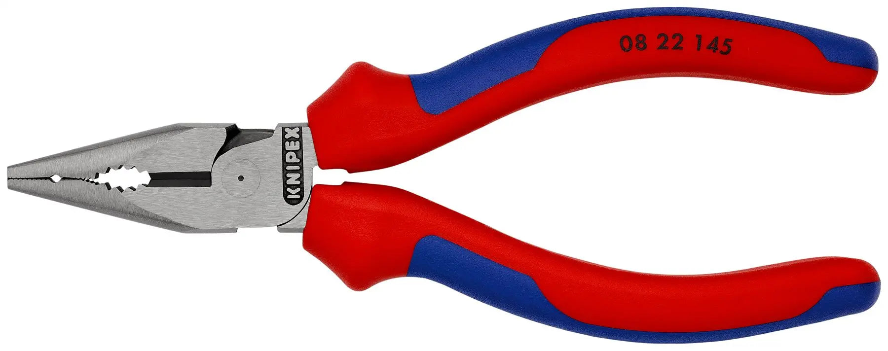Knipex Needle Nose Combination Pliers 145mm Multi Component Grips 08 22 145