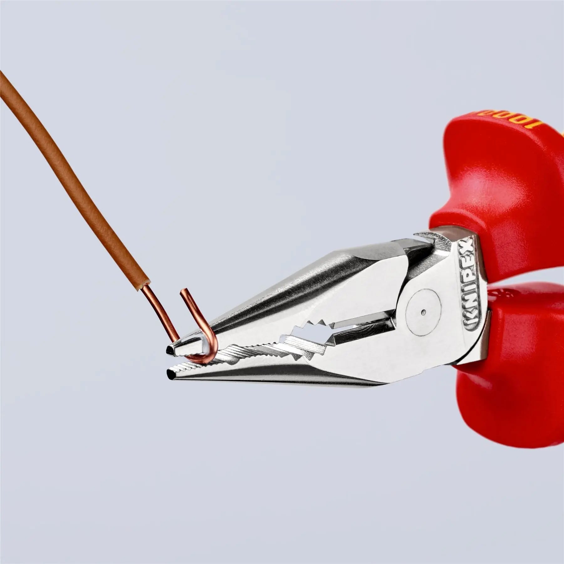 Knipex Needle Nose Combination Pliers 145mm VDE Insulated 1000V with Tether Point 08 26 145 T