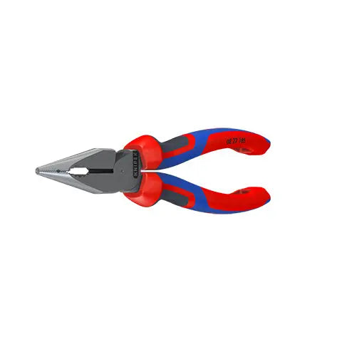 Knipex Needle Nose Combination Pliers 185mm Multi Component Grips 08 22 185 White Rose Tools