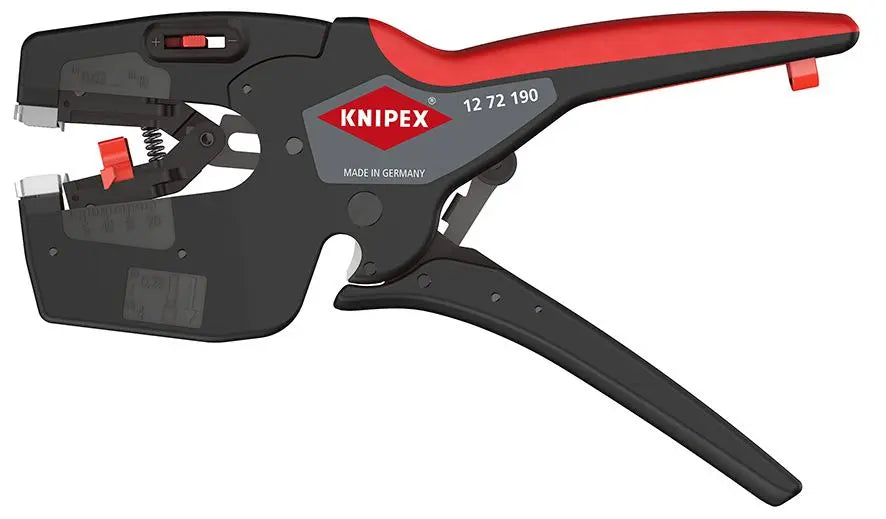 Knipex NexStrip 190mm Multi Tool for Electricians 0.03-10mm Non Slip Handles 12 72 190