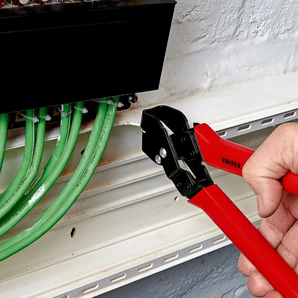 Knipex Notching Pliers for Plastic Casings Cable Ducts Opening Spring 250mm 20 x 29mm 90 61 20