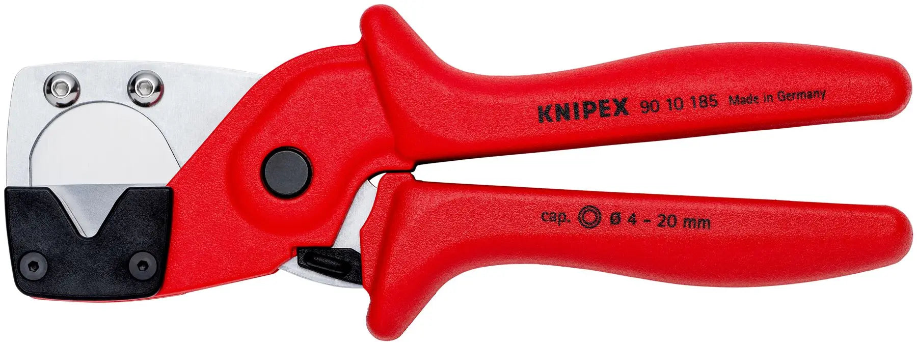 Knipex Pipe Cutters Cutting Pliers for Multilayer and Pnuematic Hoses 4-20mm Capacity 90 10 185 SB White Rose Tools