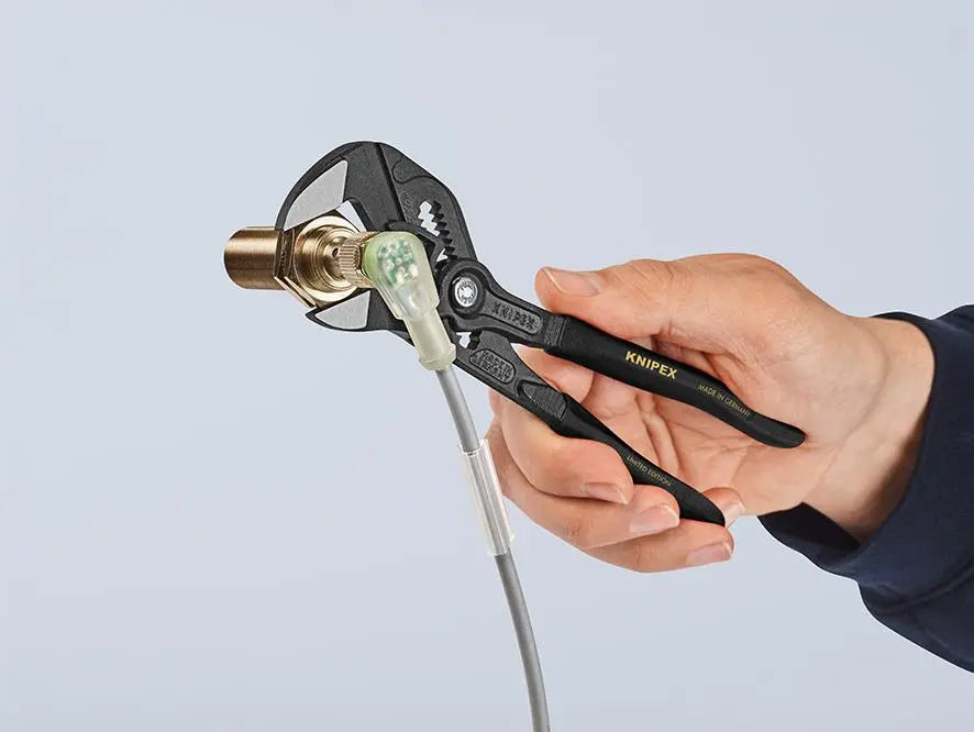 Knipex Pliers Wrench Slip Joint 180mm Limited Edition Christmas 2023 86 01 180 XMAS  White Rose Tools