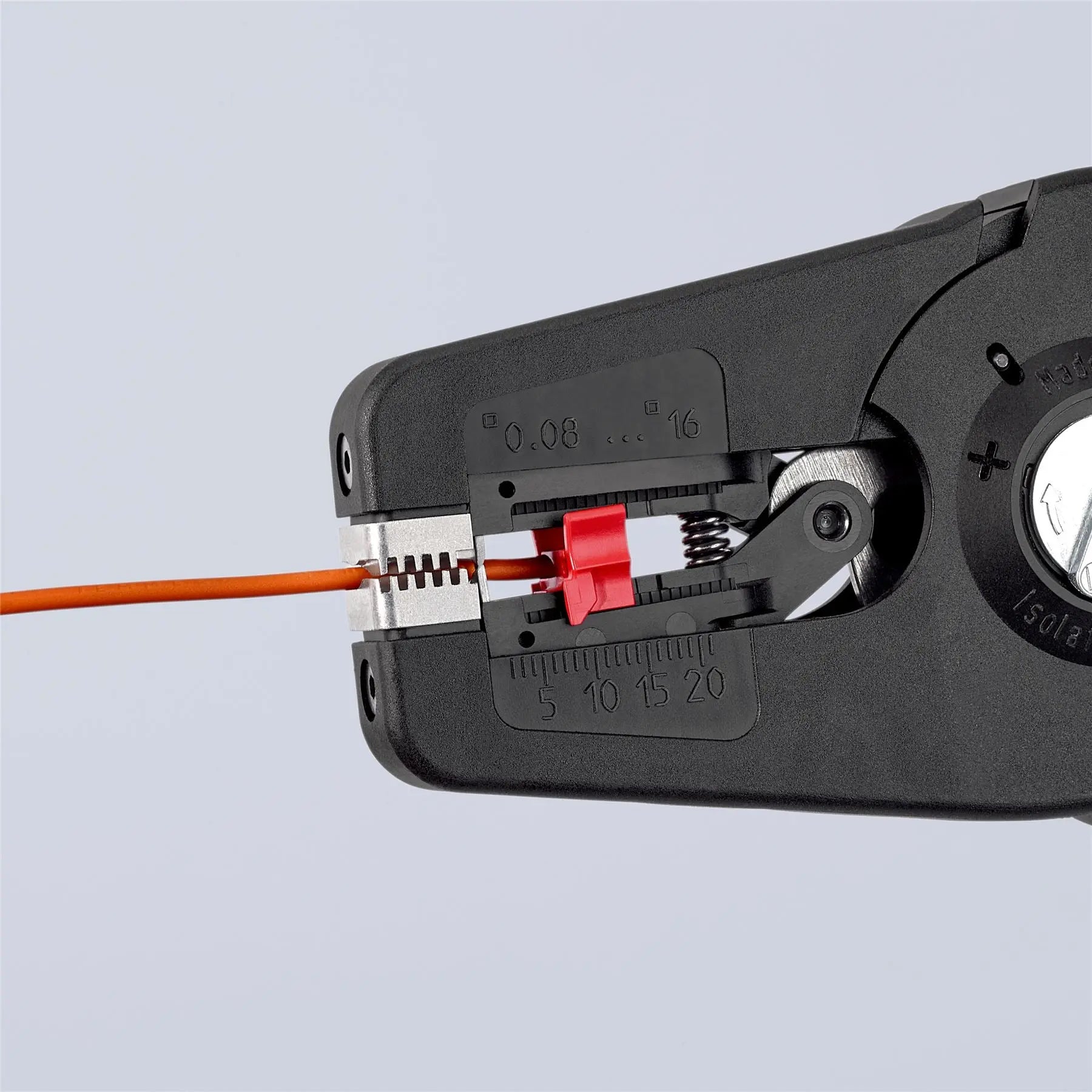 Knipex PreciStrip 16 Automatic Insulation Stripper 195mm Wire Stripping Pliers 12 52 195 SB White Rose Tools