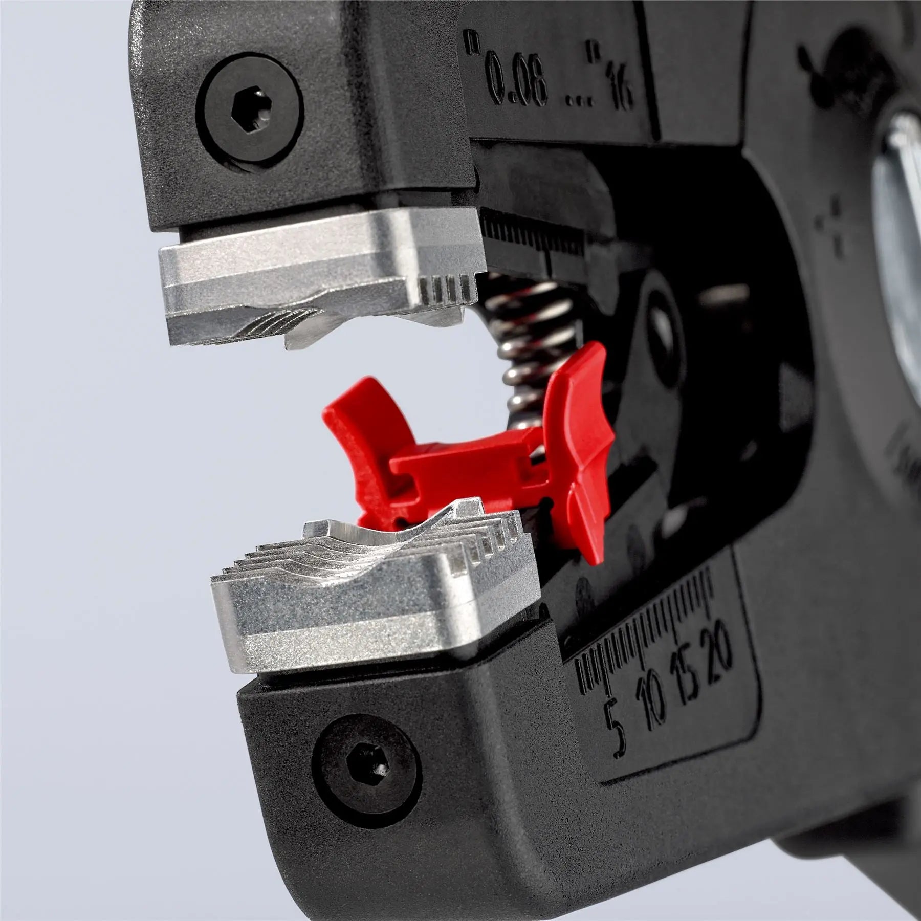 Knipex PreciStrip 16 Automatic Insulation Stripper 195mm Wire Stripping Pliers 12 52 195 SB White Rose Tools