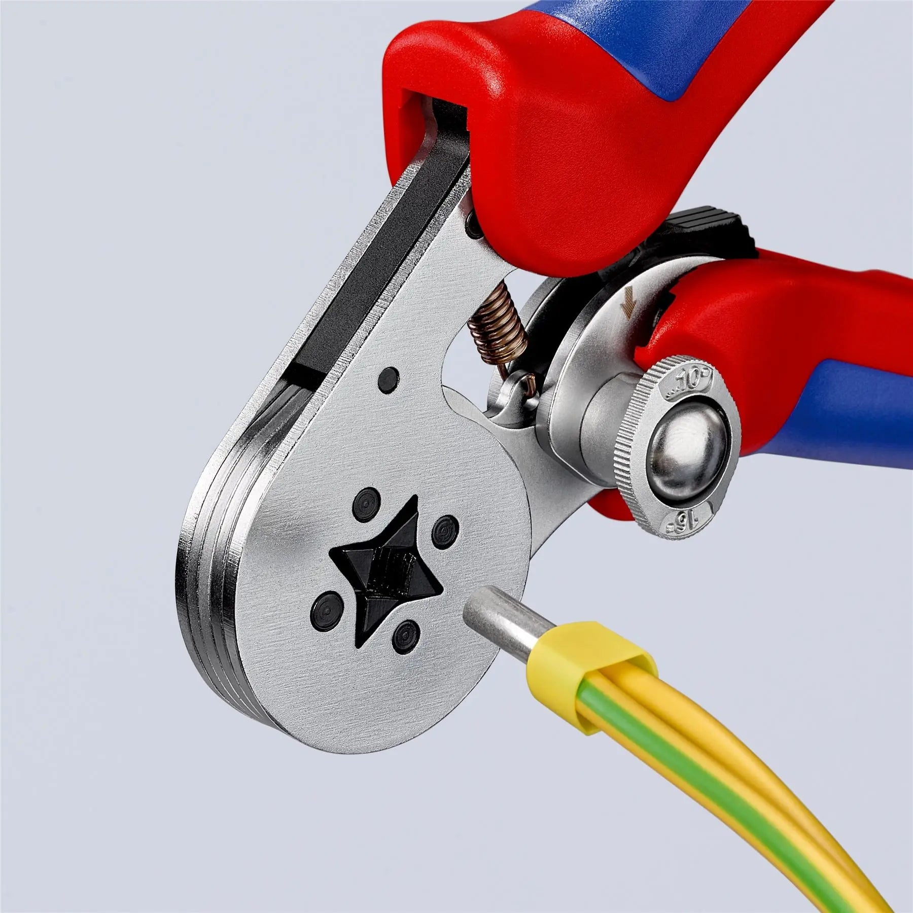Knipex Self Adjusting Electricians Crimping Pliers for Wire Ferrules 0.08-10/16mm² 28-6 AWG 95 55 04