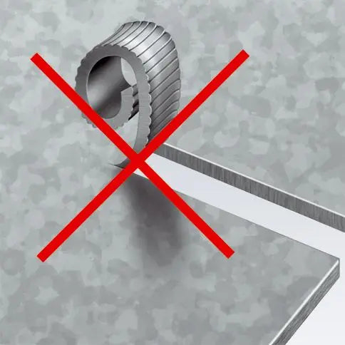 Knipex Sheet Metal Nibbler 280mm Metal 1.2mm Plastic 2mm Multi Component Grips 90 55 280 White Rose Tools